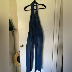 Jean halter Jumpsuit